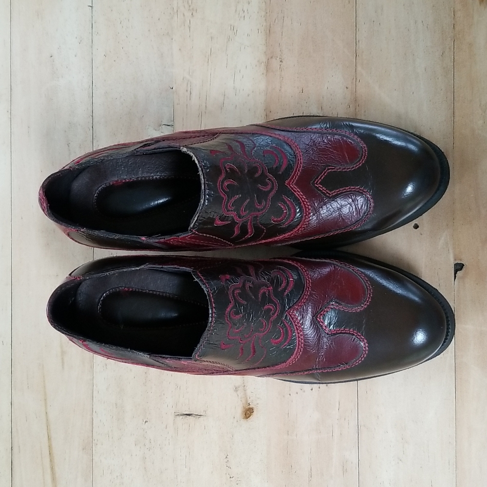 Brown and Red Shoes BORN Brand